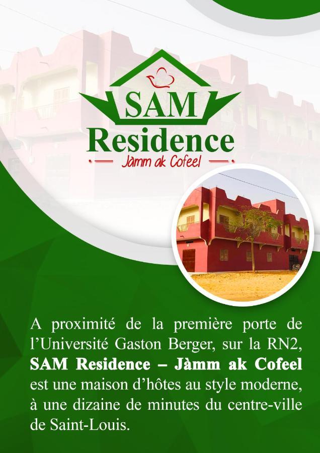 SAM RESIDENCE Jàmm ak Cofeel Saint-Louis Exterior foto